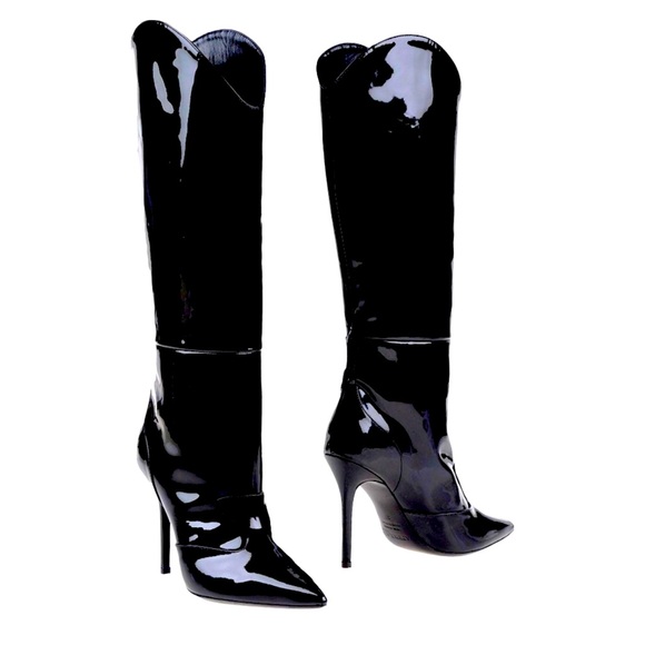 BNIB Aperlai liquid leather boots - Picture 1 of 5